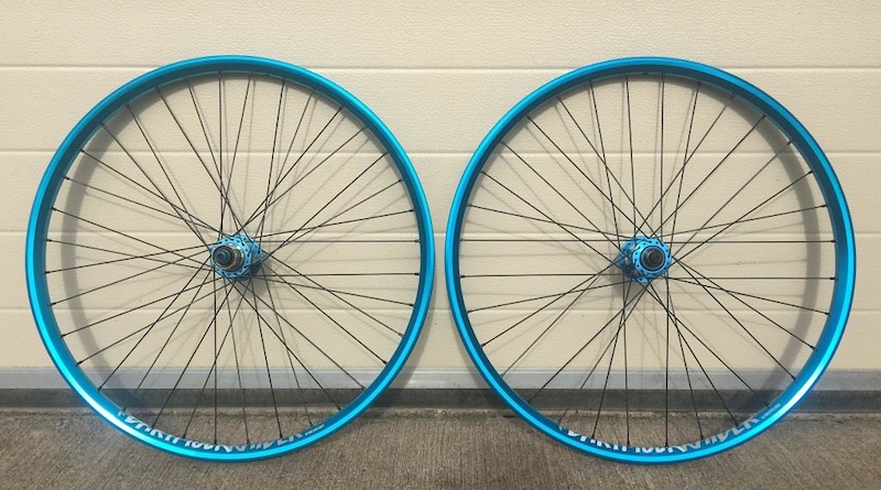 2017 Slam69Built Dartmoor Wheelset - QR - Turquoise Blue