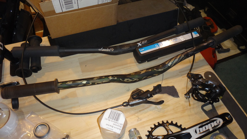 ANSWER PROTAPER DH BAR CAMO ウッドランド 60cm SOC18: Answer evolves into ProTaper w/ aluminum + carbon bars