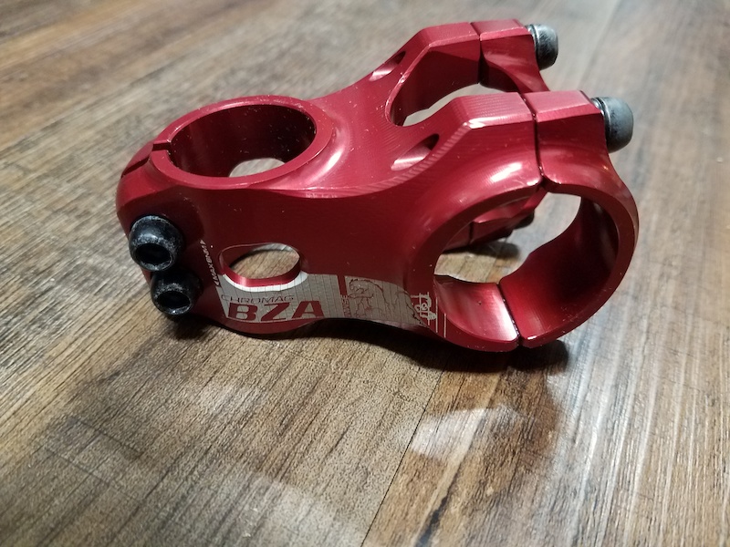 2017 Chromag BZA 50mm Stem with matching red top cap For Sale