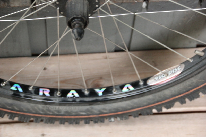 2003 Araya RM 930 DH Disc Wheel & tire set For Sale