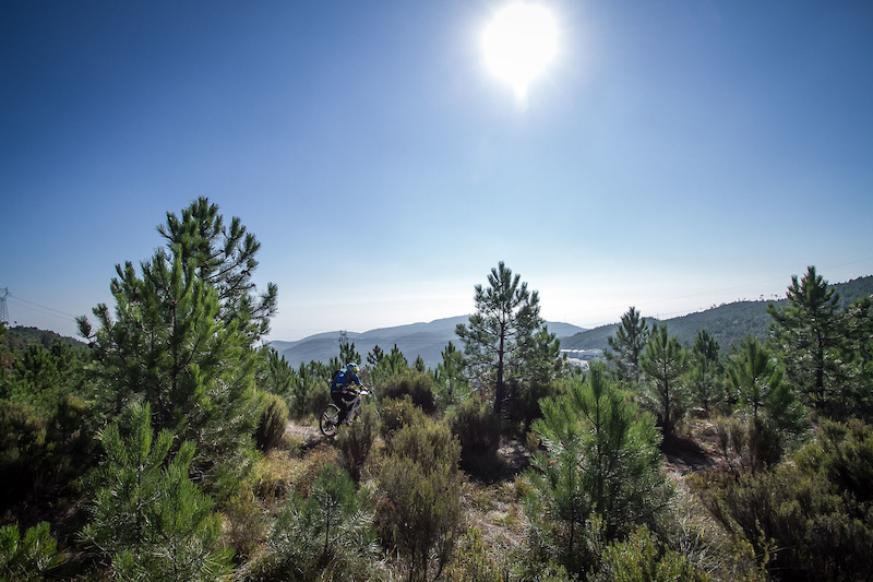 The top of hills could prove a distraction when it comes to riding fast the views are stunning.