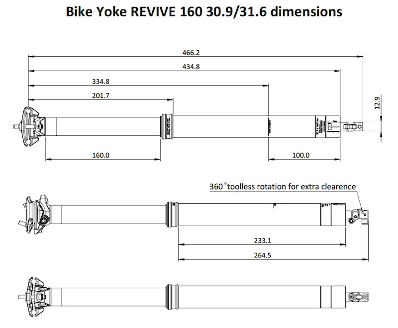 Bike Yoke Revive Dropper Post