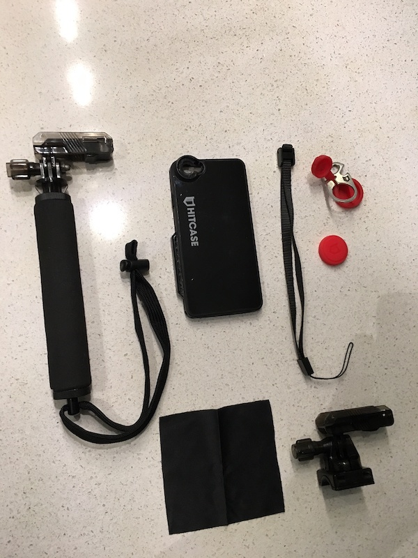 2017 iPhone 6 Hitcase SNAP bike mount and pack