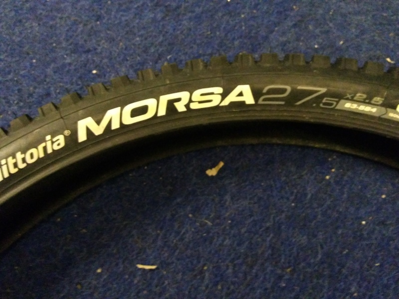 Vittoria Morsa 27.5x2.5 installed on bike and then taken off, pretty much brand new