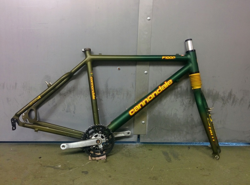 1999 Cannondale F1000 CAAD 4 Frame with Headshok Forks For Sale