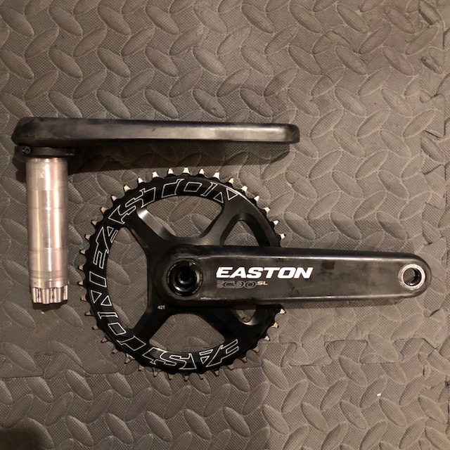 2016 Easton EC90 SL Cinch Cranks w/ 42T Chainring For Sale