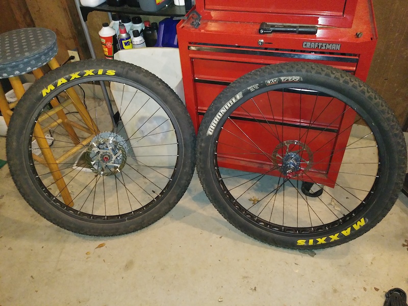 29+ fat bike wheel set, Hope, Surly, Maxxis For Sale