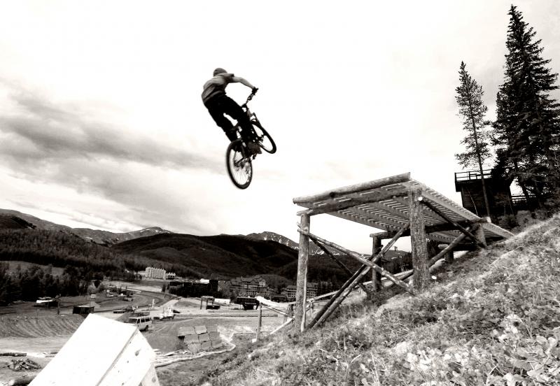 Testing the step up for crankworx co.
