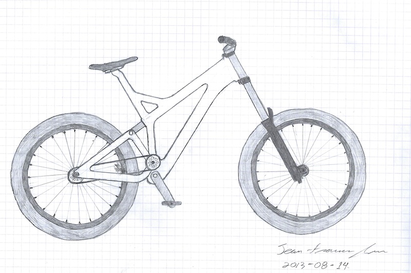 Featured image of post Sketch Mountain Bike Drawing - This is the drawing we worked from to build buy cycling mountain bike mountainbike cyclist bicycle mtb gift hand &amp; bath towel by ziegenbart.