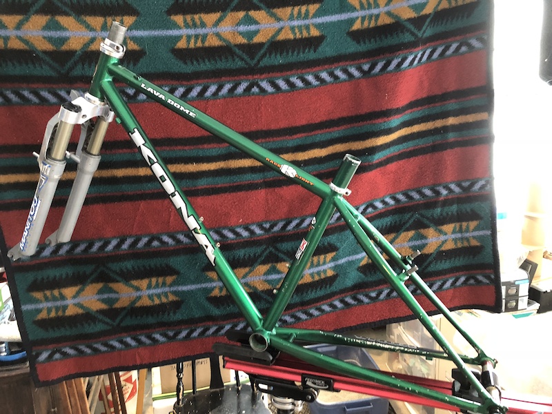 1994 Kona Lava Dome 16” frame with Manitou Mach For Sale