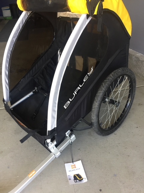 used burley bee bike trailer
