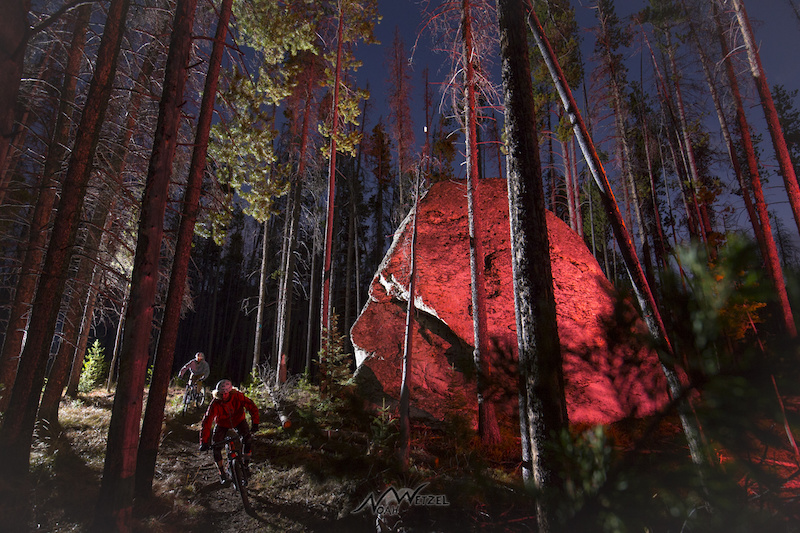 CDT Wyoming Trail Mountain Biking Trail Clark, CO
