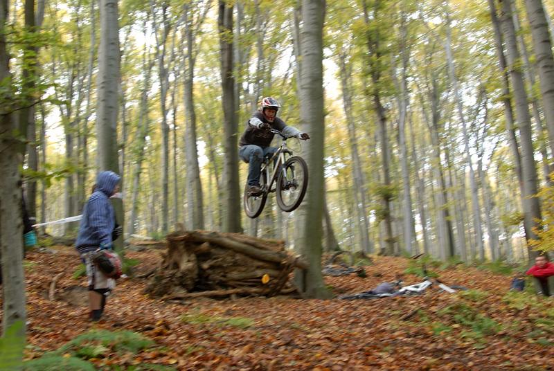 DH Competition in Wolski Forest. I was 4th - Unfortunately... :/ 0,2 sec. less, and i'd have been 3rd. But it was great fun anyway. ;)