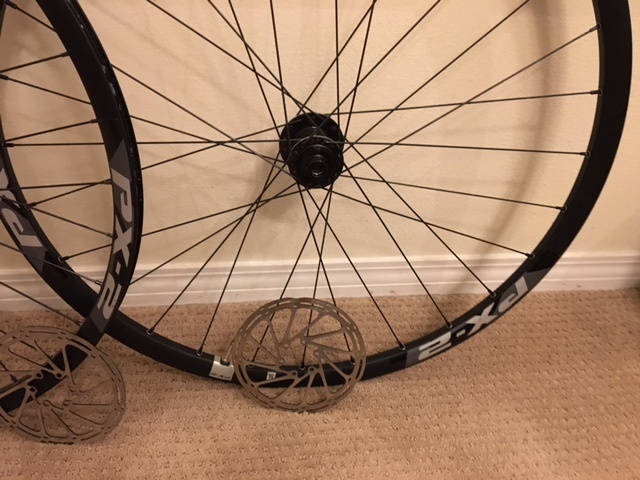 2017 Giant PX-2 Wheelset w/ rotors For Sale