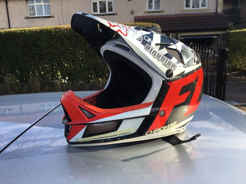 0 FOX Rampage Pro Carbon Full Face Helmet MEDIUM