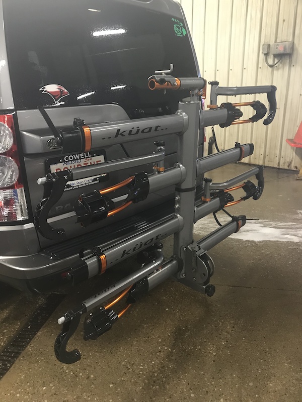 2014 KUAT NV 4 bike hitch mount rack For Sale