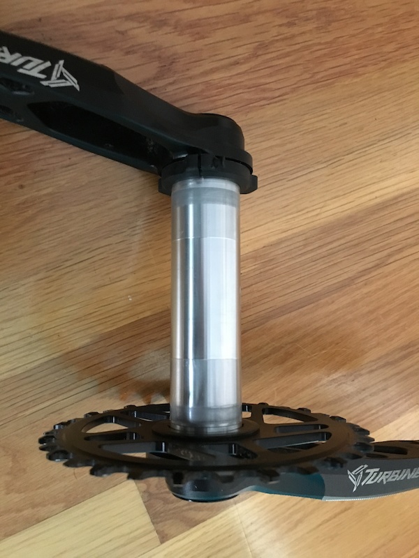 2017 Race Face Turbine Cinch Crankset with two chainrings