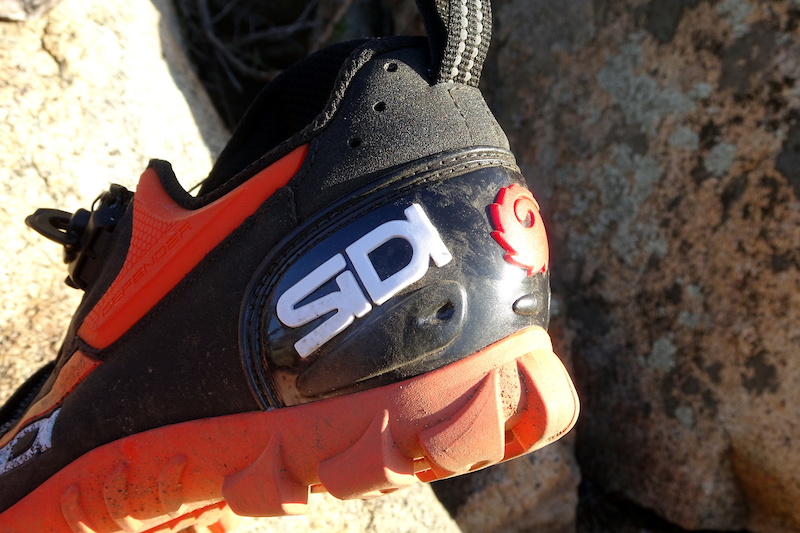 Sidi Defender Mountain Bike MTB Shoes Black Orange Size 46 EU 