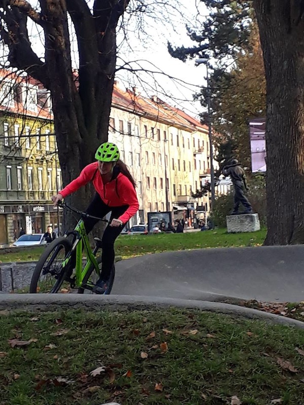 Pump track in Ljubljana, Slovenia