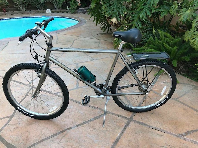 Bike stolen from my friend's son. Classic but mint condition Rockhopper.