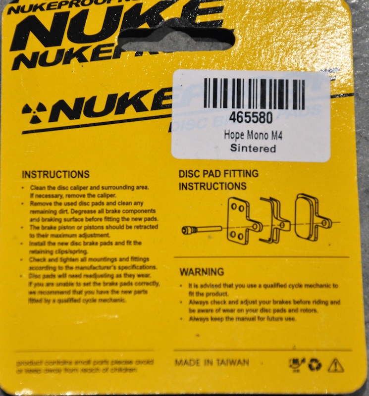 0 Nukeproof Hope Mono pads
