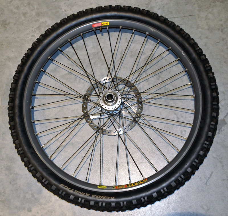 0 Mavic D321 Wheel with tire + rotor