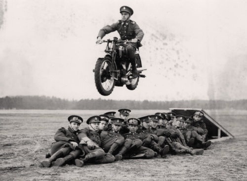 WWII bike jumps