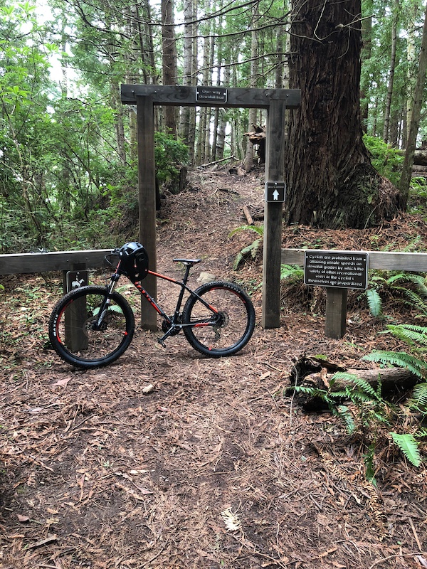 Sunny Brae DH Mountain Biking Trail Arcata, California