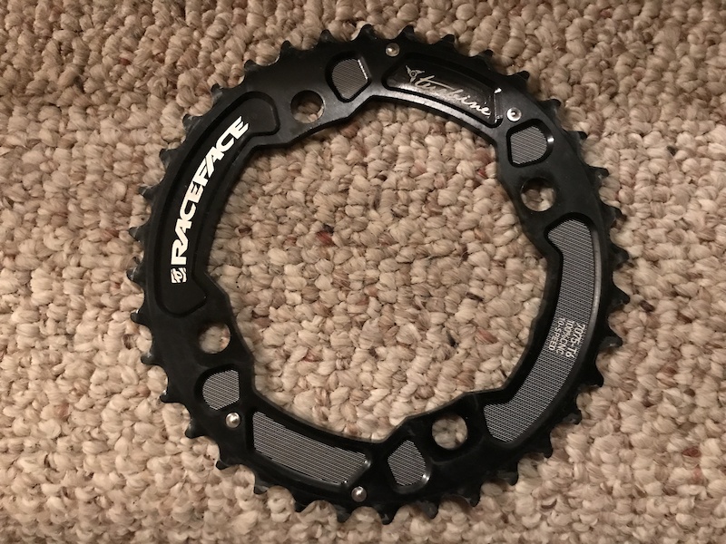 Lightly used RaceFace Turbine 36 tooth 2x10 chainring for sale!