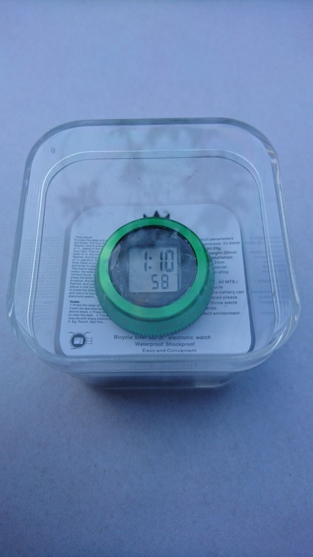 2018 Headset Stem Top Cap Waterproof Digital Watch Clock