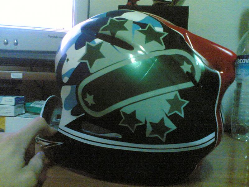 my helmets painting(about 40%), not finished.