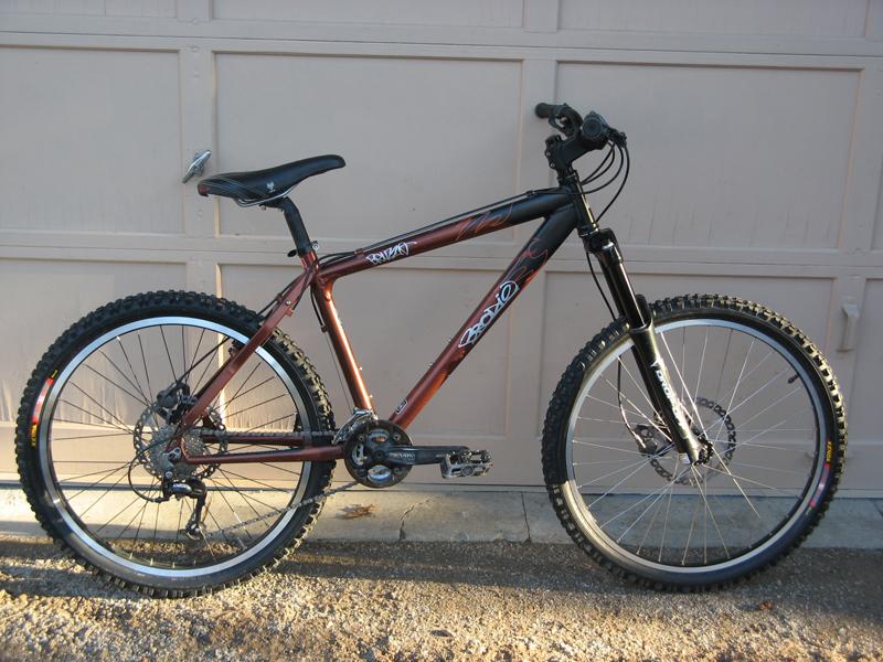 2005 Brodie Bruzza Freeride Hardtail Black Orange For Sale