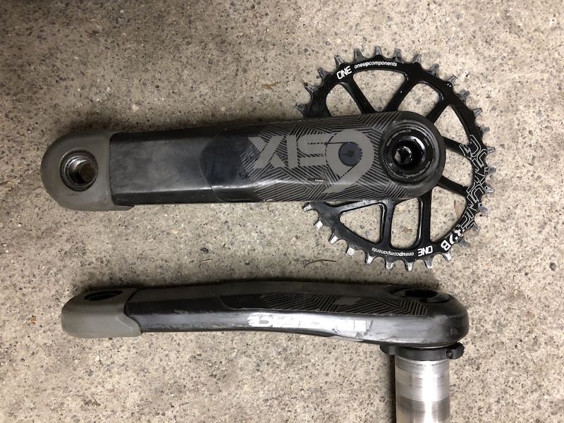 2016 Race Face SixC carbon Cranks 68/73 175mm For Sale