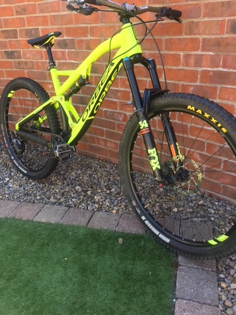 2017 Orbea Rallon X30 Enduro. HALF 