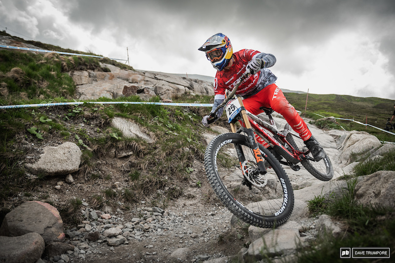 Gee Atherton has had a return to form this week and has been looking extremely fast on track.