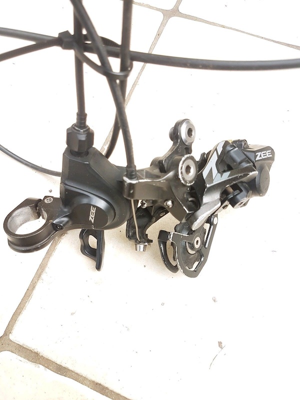 SHIMANO ZEE 10 SPEED SHIFTER + CLUTCH DERAILLEUR For Sale