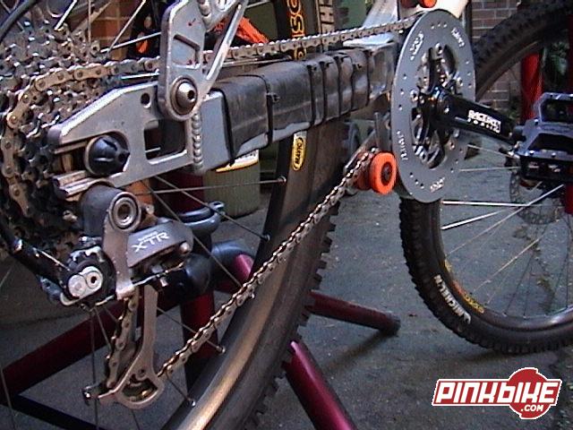 MRP was used for 5 rides.   Race face cranks.