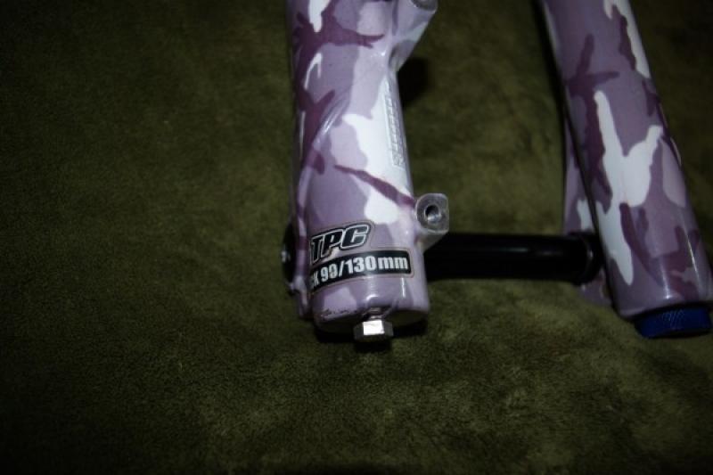 Manitou Sherman Flick TPC 90/130mm fork, Urban Camo 20mm For Sale