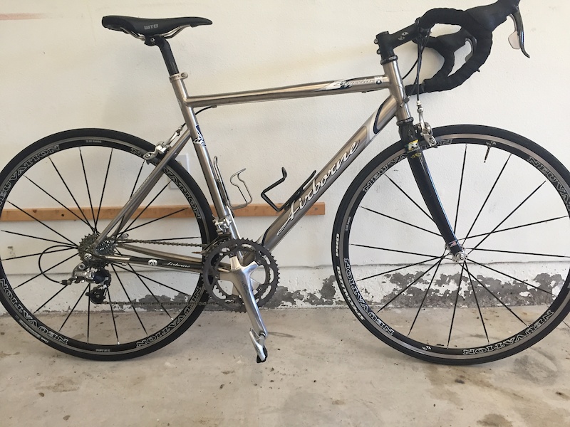 airborne zeppelin titanium road bike