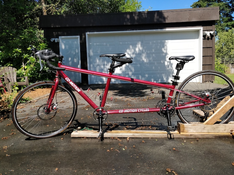 retro red bike