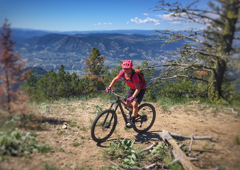 Chase On Mountain Biking Trail Kamloops, BC