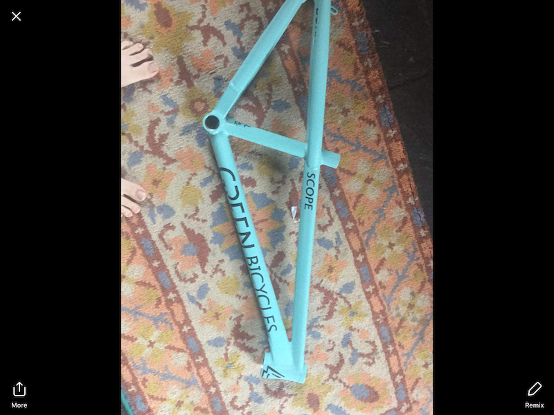 2018 Green bicycle scope L mint For Sale