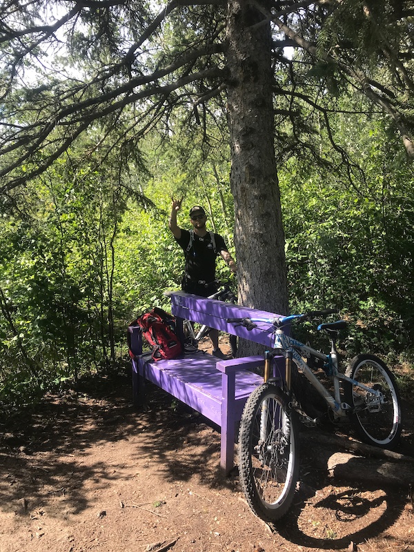 Secret Trail Mountain Biking Trail Edmonton, Alberta