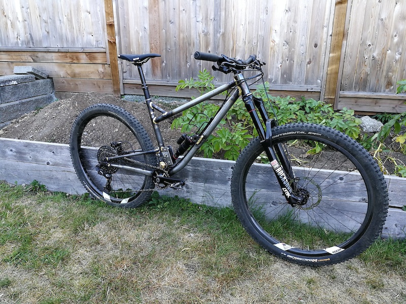 NPC144 - 63ha. 75.5sa. 465mm reach. 440mm chainstays. 1260mm wheelbase. 327mm bb height. 160mm fork. 144mm rear travel. Suspension is progressive with a LR from 3.05 to 1.78. Shock is a Super Deluxe 230x65.