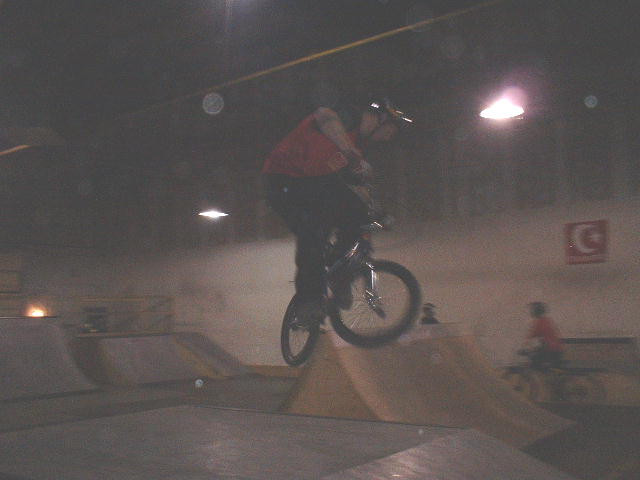 Chris tweakin off the box jump. From X-up Bash January 26th, 2002. Sorry about photo quality, quite hard to get good shots ( http://sctfc.cjb.net - http://www.dropmachine.com ) 
