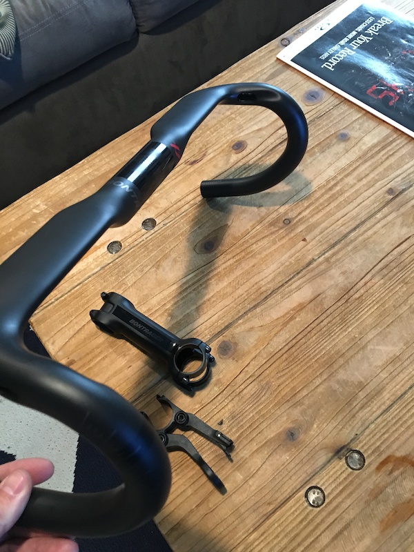 2018 Bontrager Xxx Aero Handlebar Pro Stem And Blendr For Sale 1859