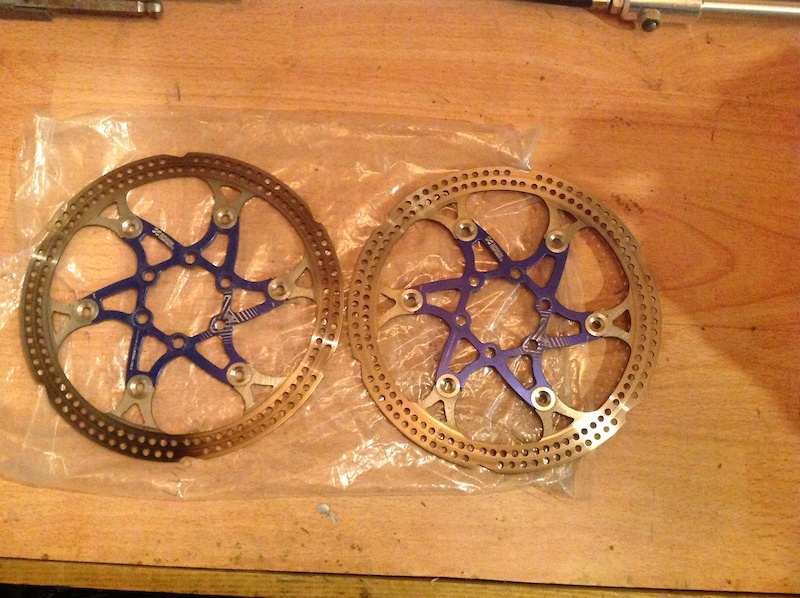 2016 2x Superstar 160mm floating brake rotors For Sale