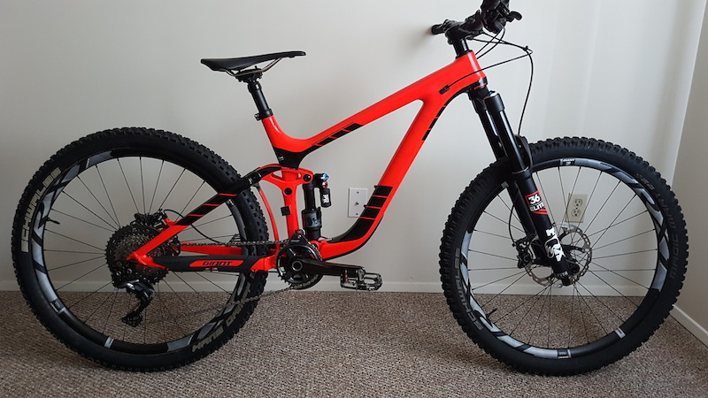 2017 Giant Reign Advanced 1 Carbon With Upgrades Medium For Sale