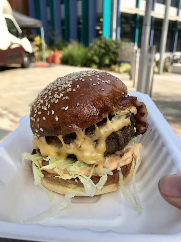 "The Flyer" - officially the best street food burger in the UK!