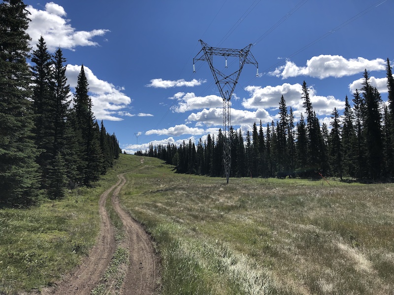 Powerline Trail ATVing/Offroading Trail Nordegg, AB